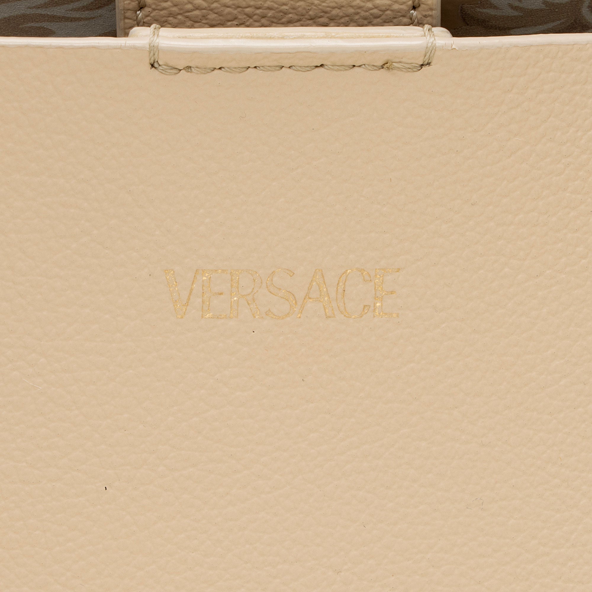 Versace Calfskin Virtus Shopping Tote