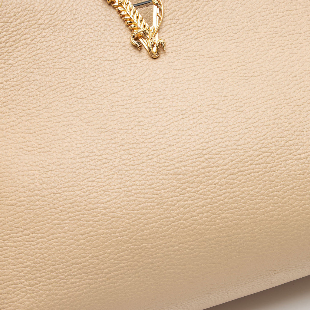 Versace Calfskin Virtus Small Hobo (SHF-lH0yzP)
