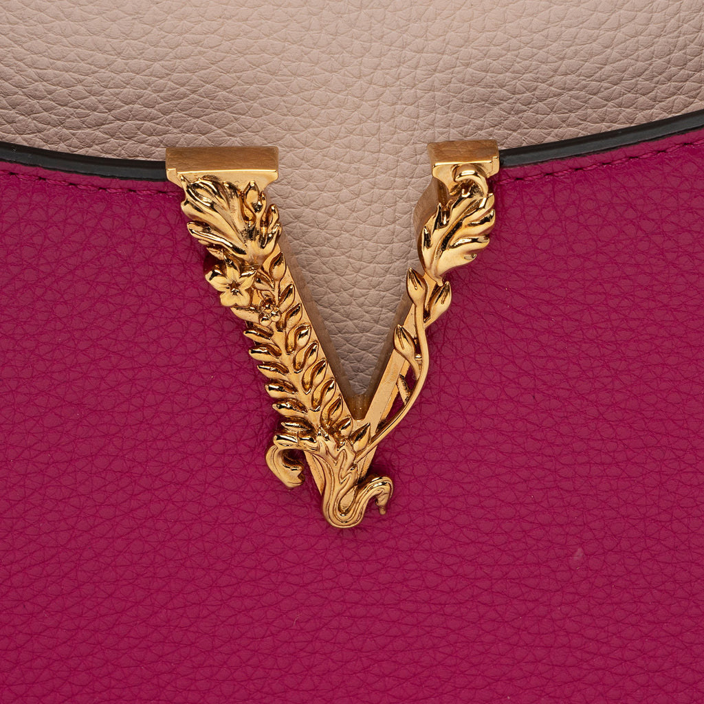 Versace Calfskin Virtus Small Satchel