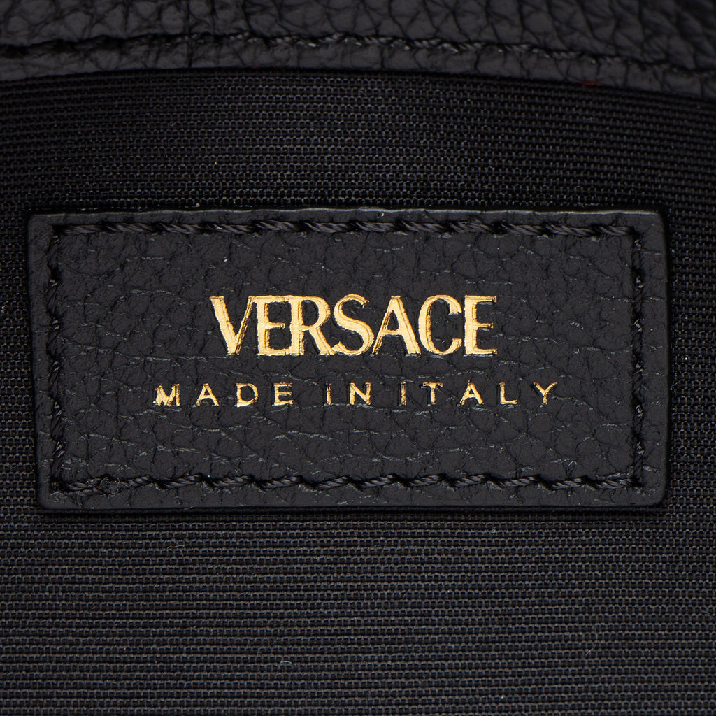 Versace Calfskin Virtus Zip Around Wallet