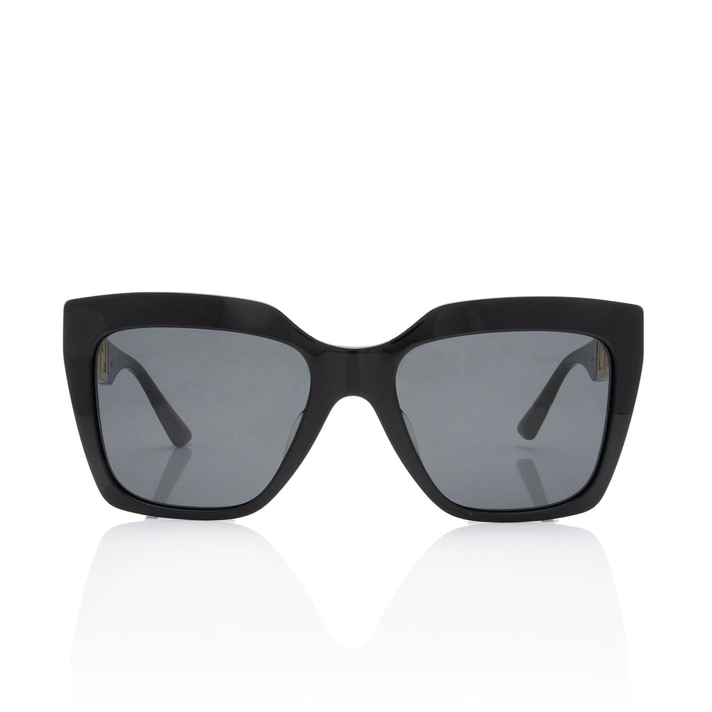 Versace Greca Cutout Square Sunglasses