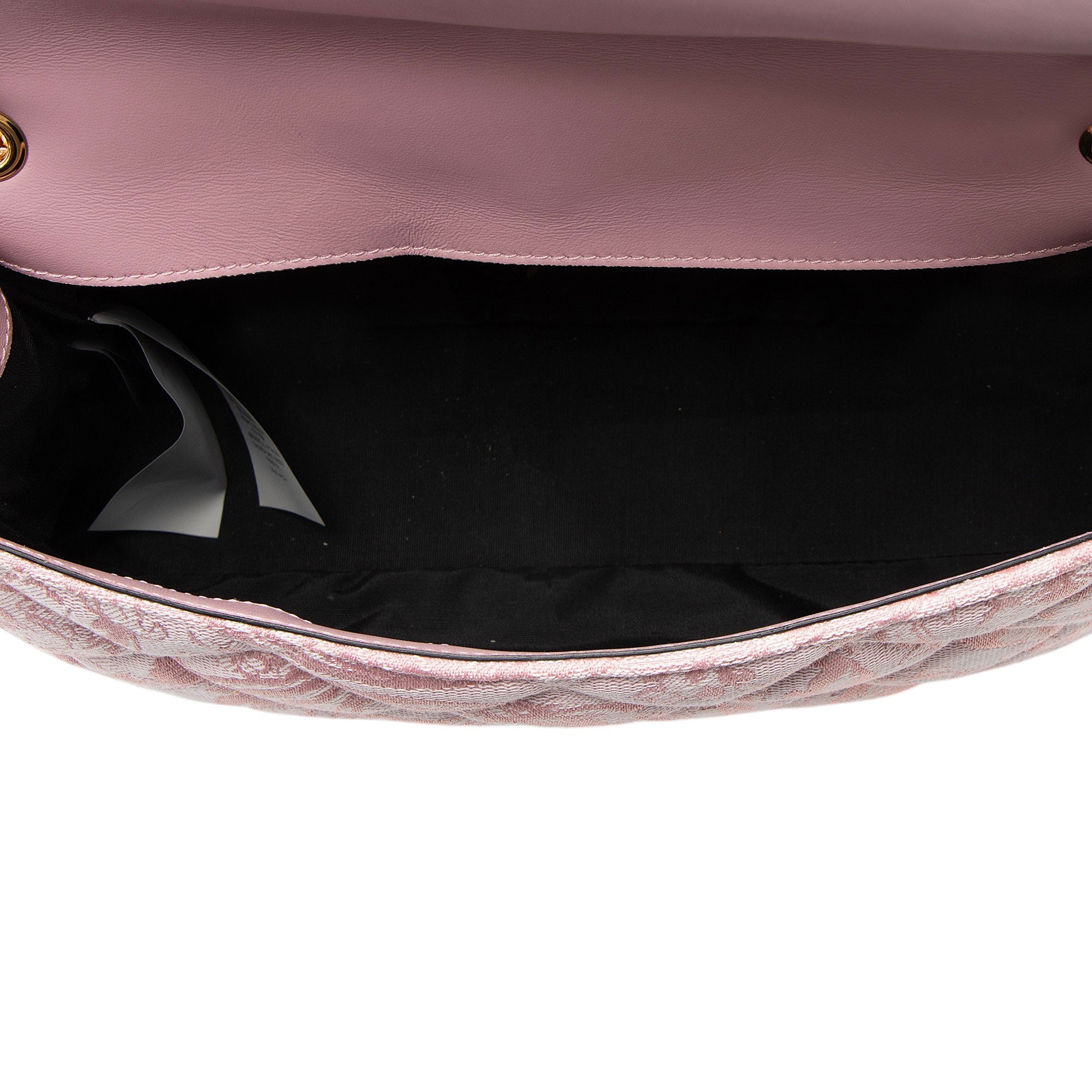 Versace Quilted Jacquard Medusa Medium Flap Shoulder Bag