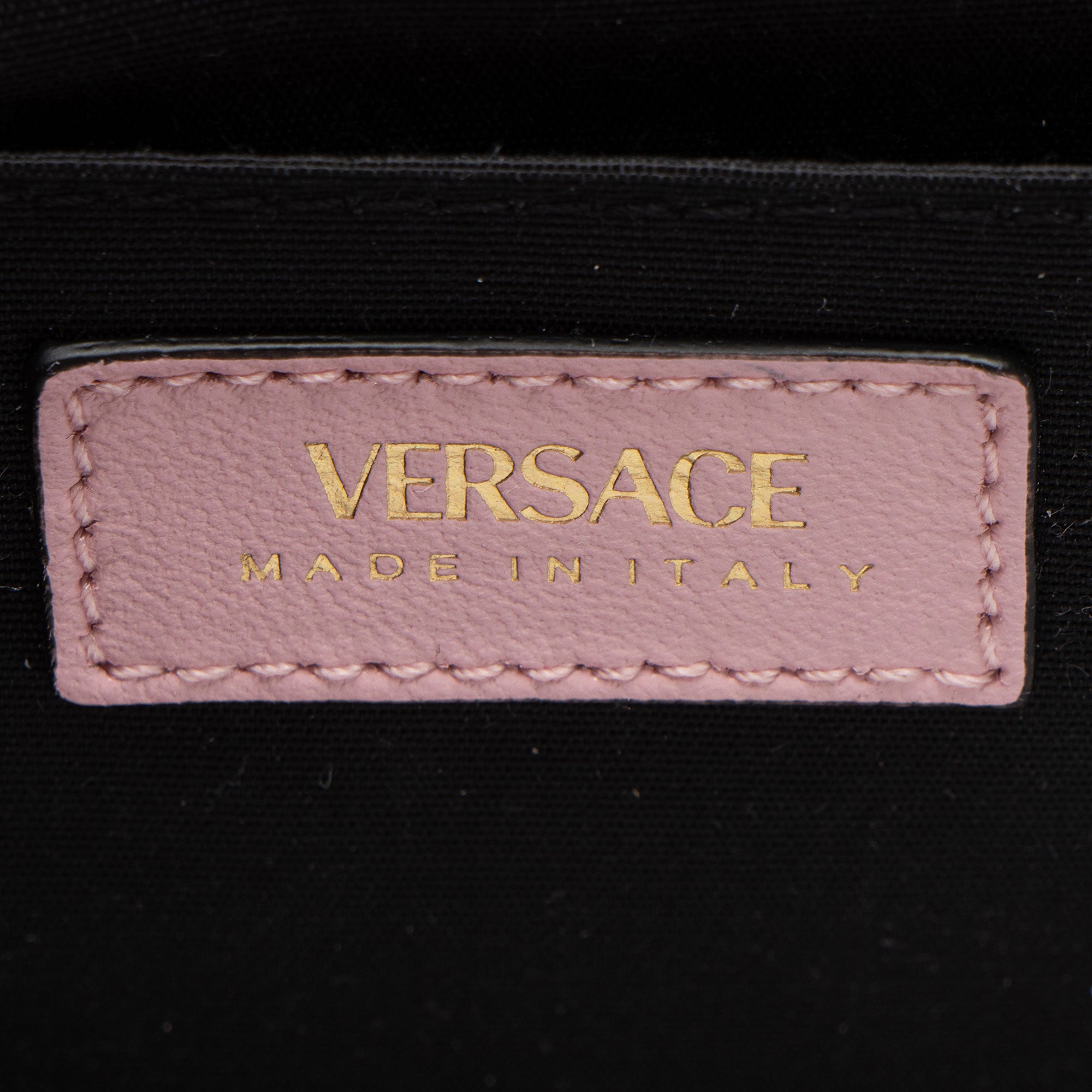 Versace Quilted Jacquard Medusa Medium Flap Shoulder Bag