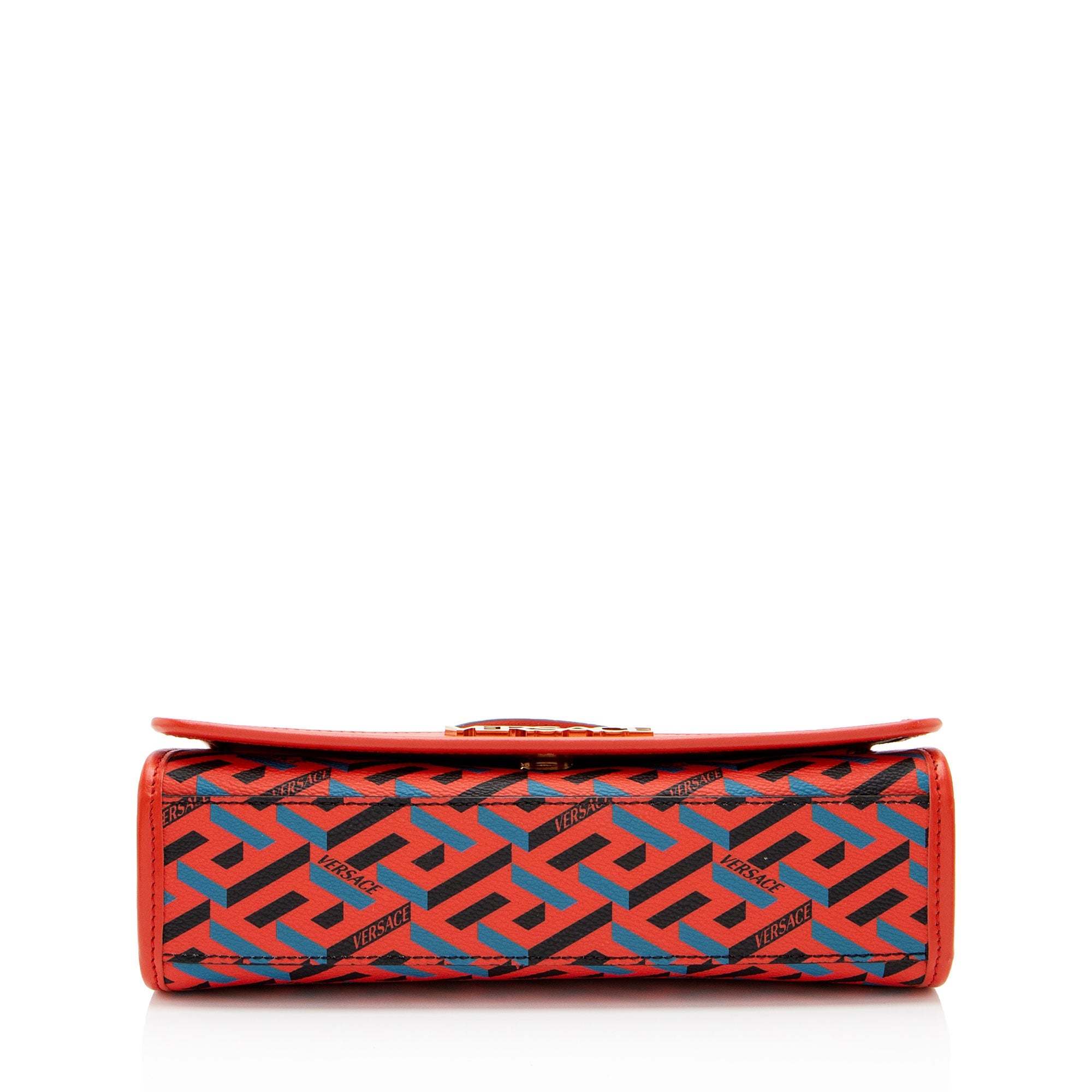 Versace La Greca Coated Canvas Top Handle