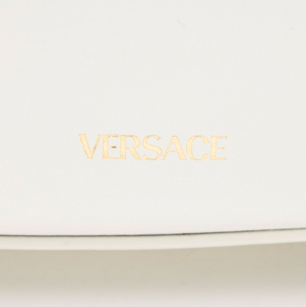 Versace Leather Grecca Goddess Large Tote