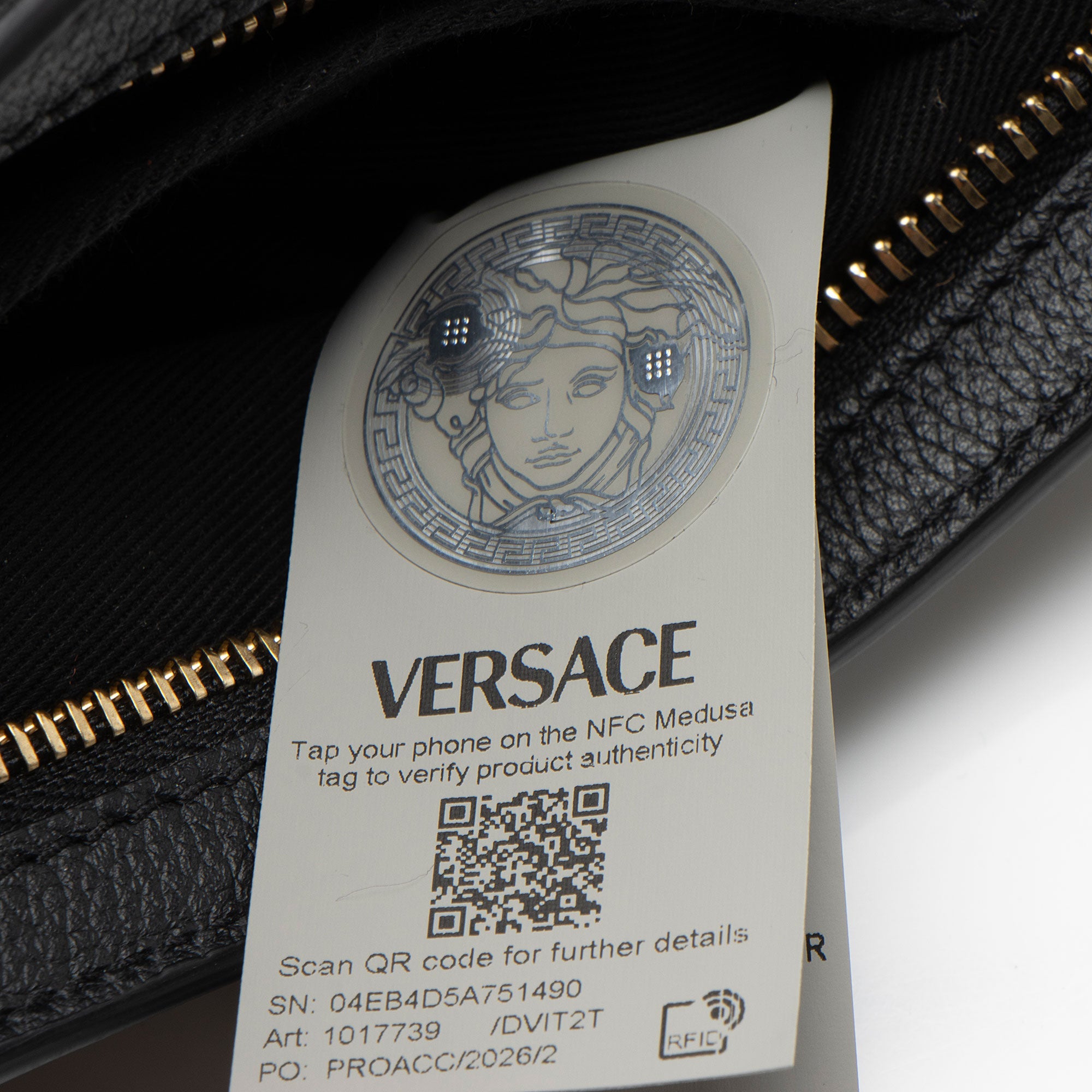 Versace Leather La Medusa Mini Bag