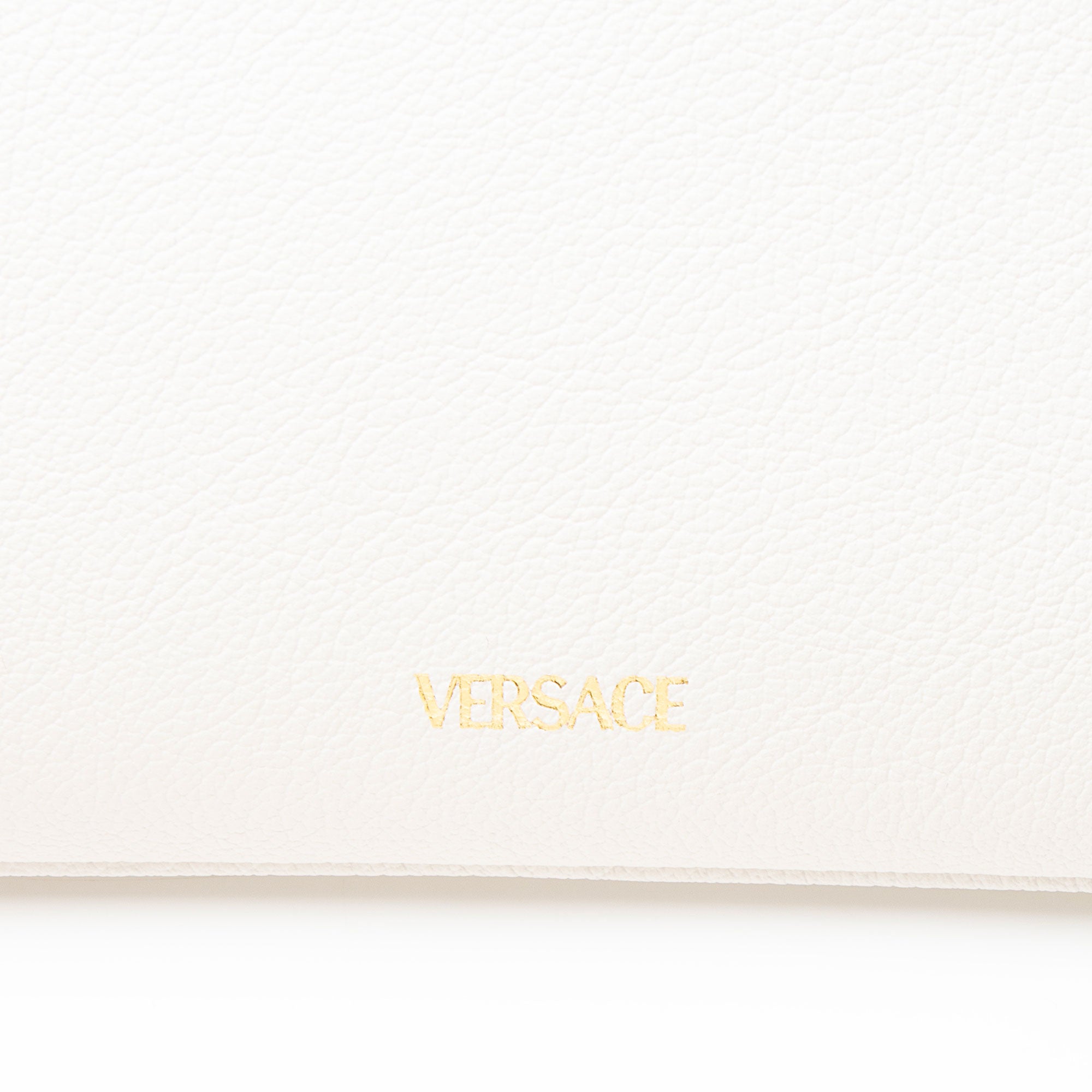 Versace Leather Medusa Wristlet