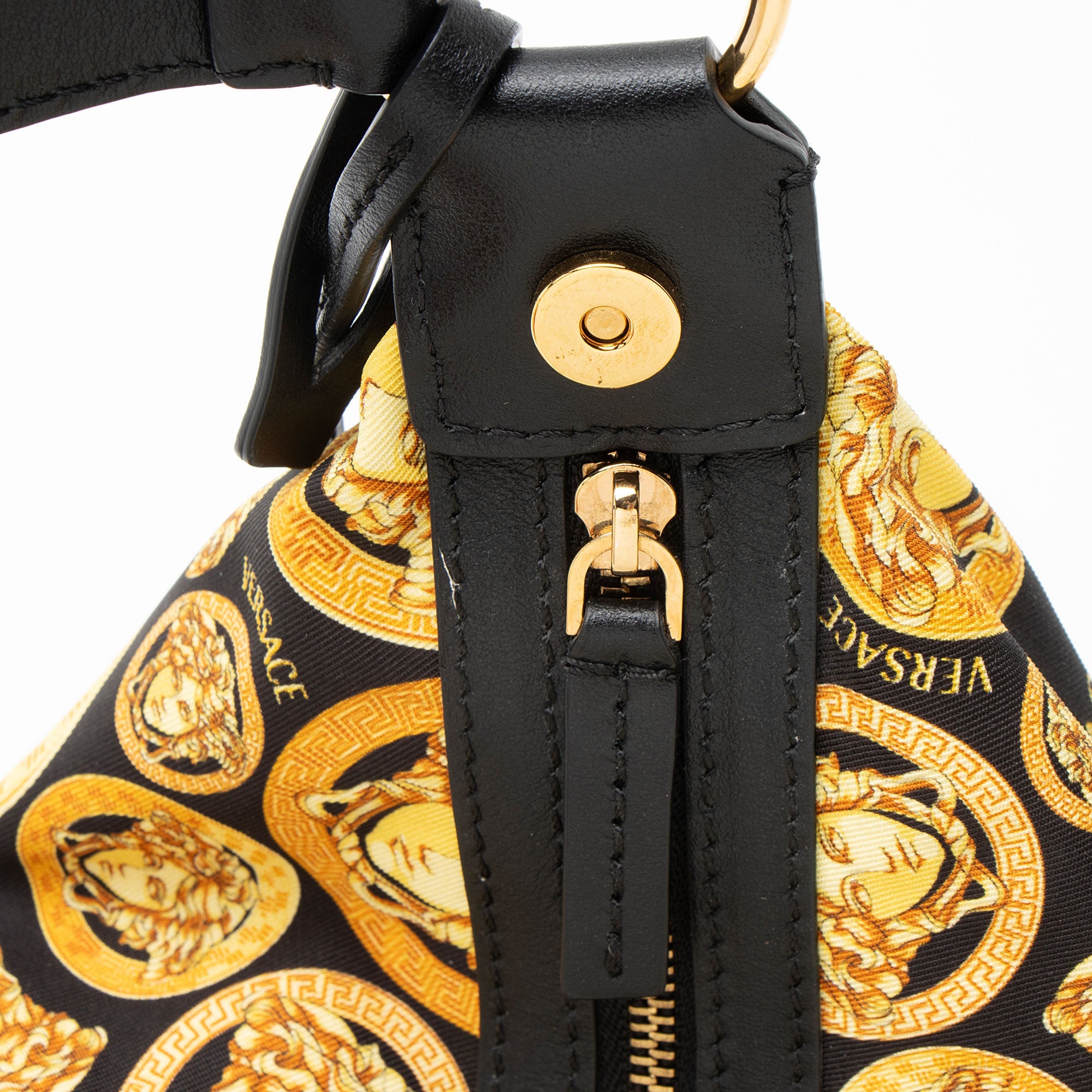 Versace Limited Edition Satin Amplified Medusa Hobo