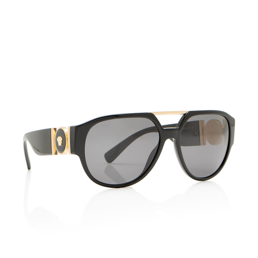 Versace Medusa Aviator Sunglasses