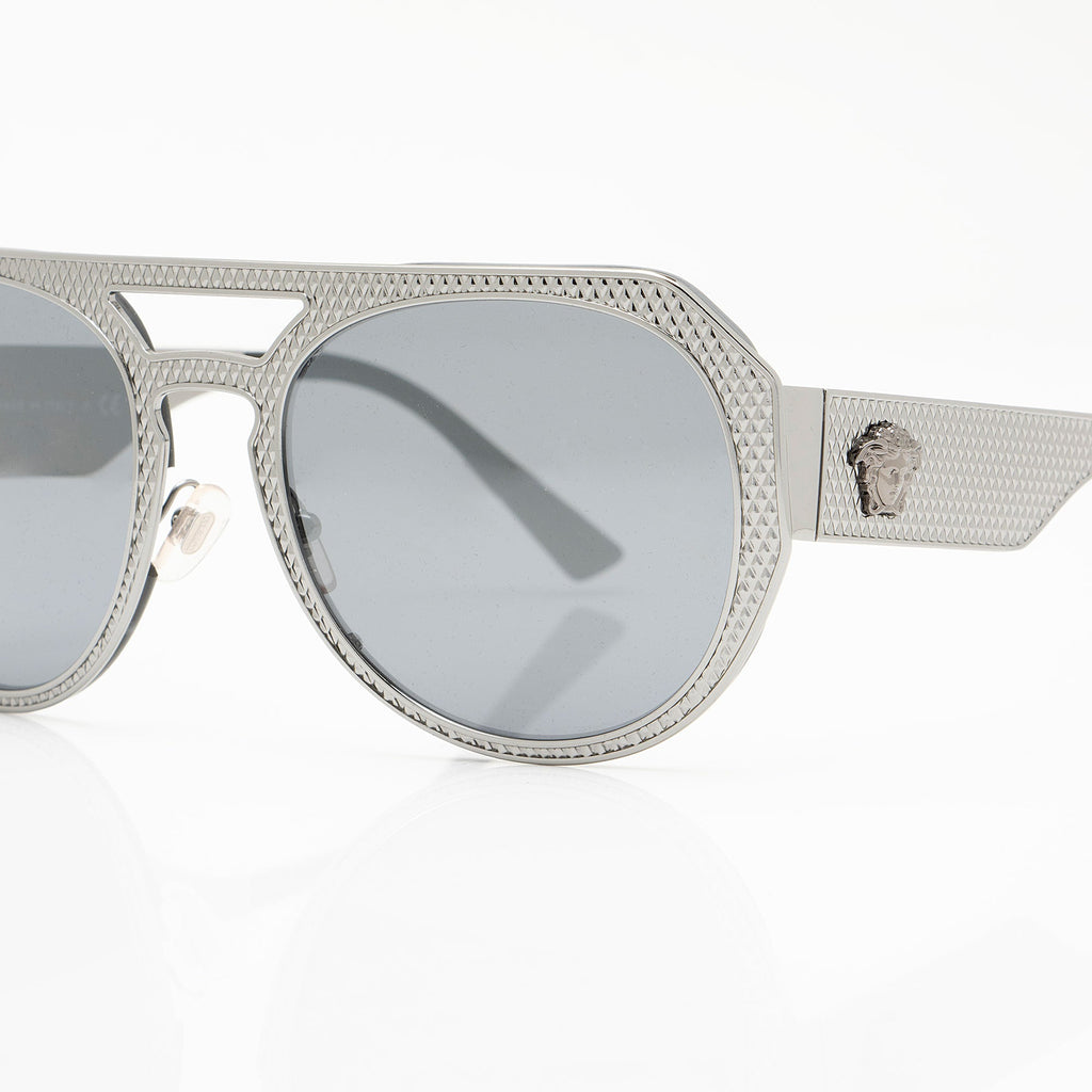 Versace Medusa Insignia Aviator Sunglasses