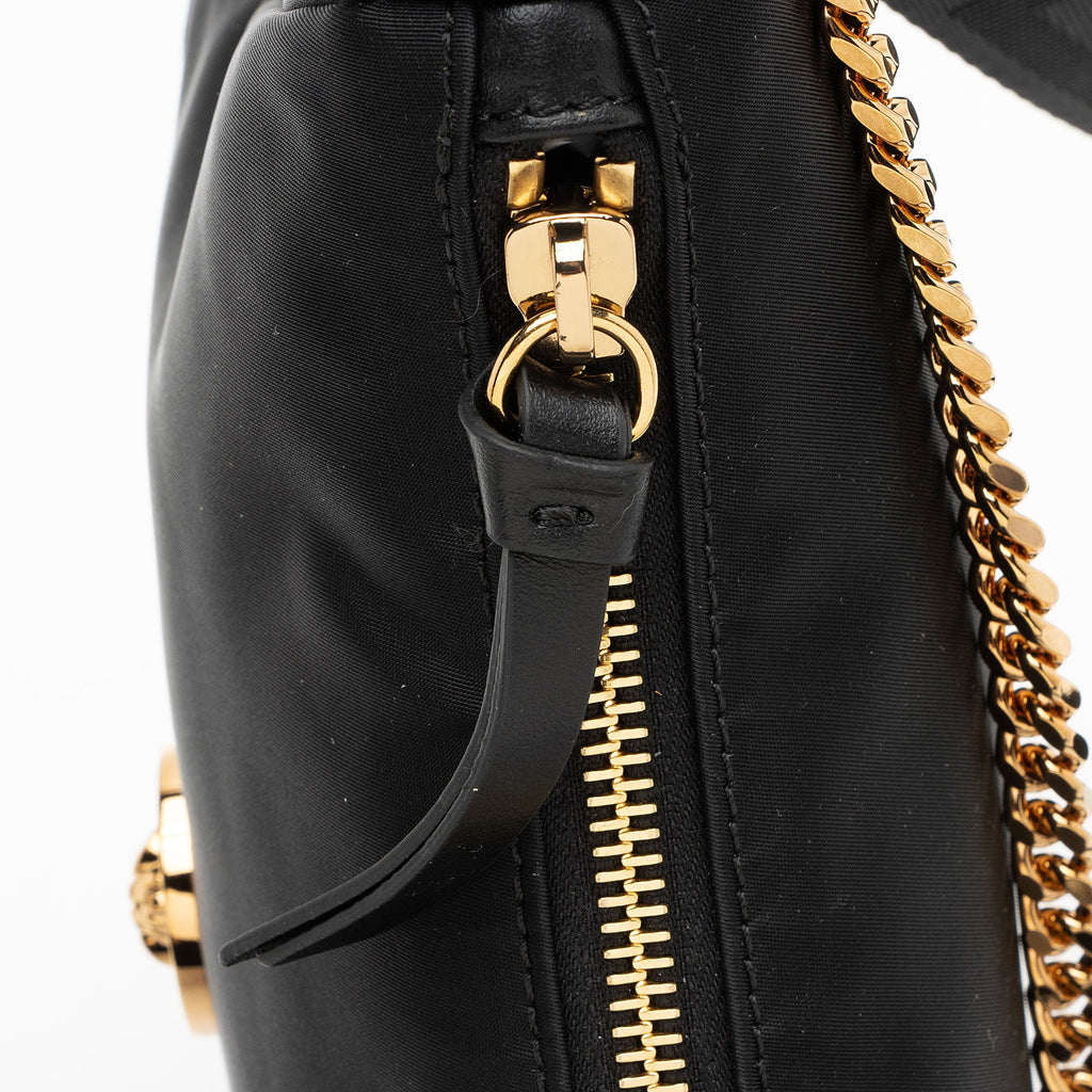 Versace Nylon Medusa Tribute Chain Mini Crossbody