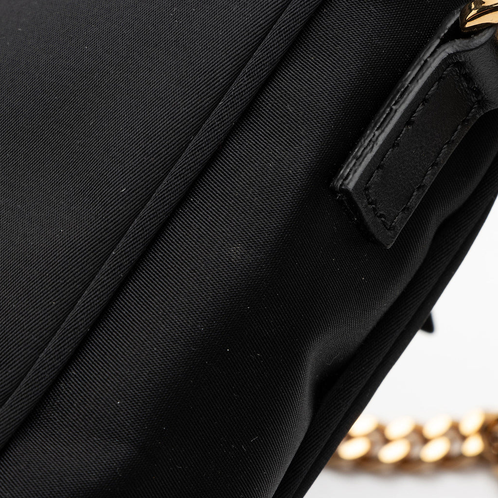Versace Nylon Medusa Tribute Chain Mini Crossbody