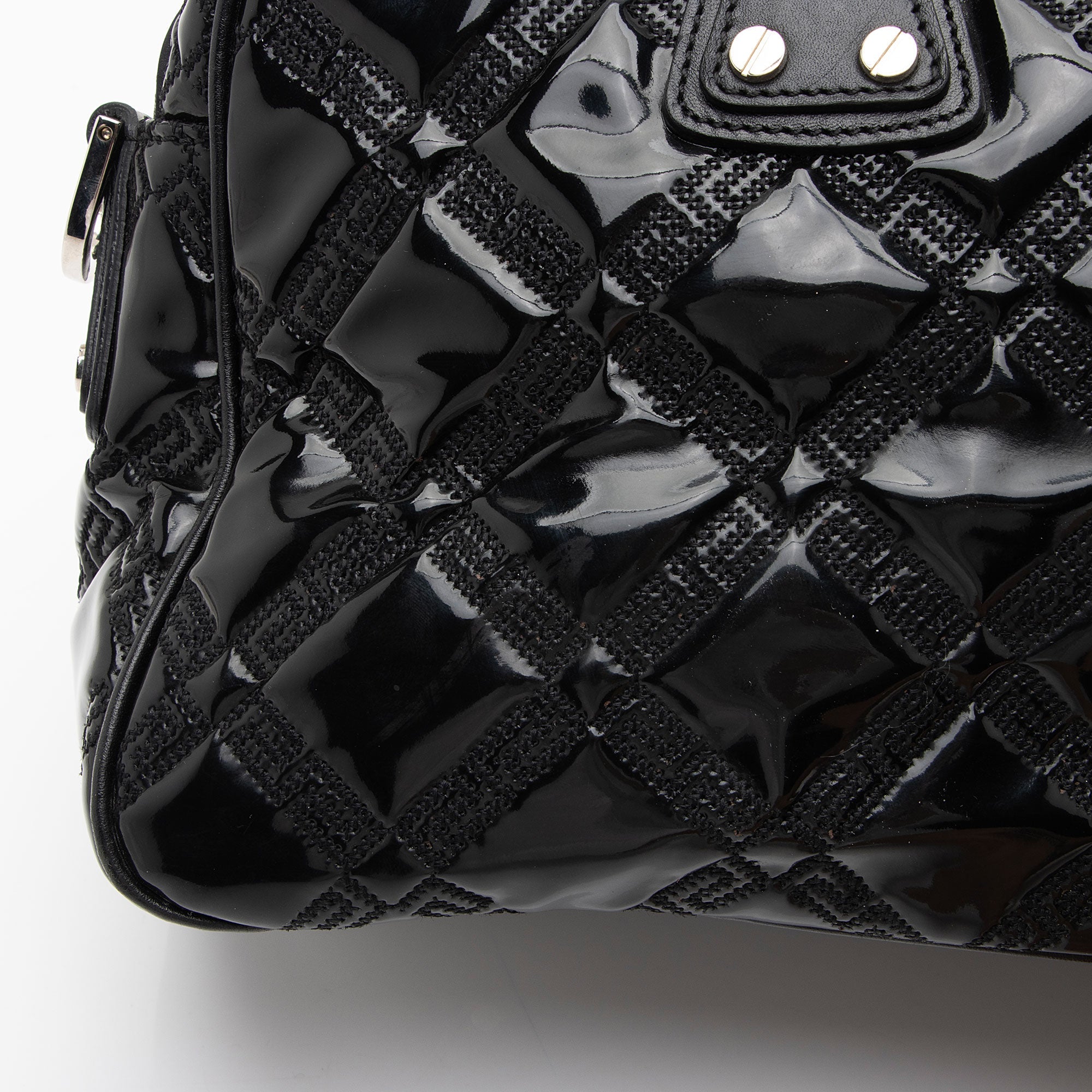 Versace Patent Leather Satchel (SHF-sprThW)