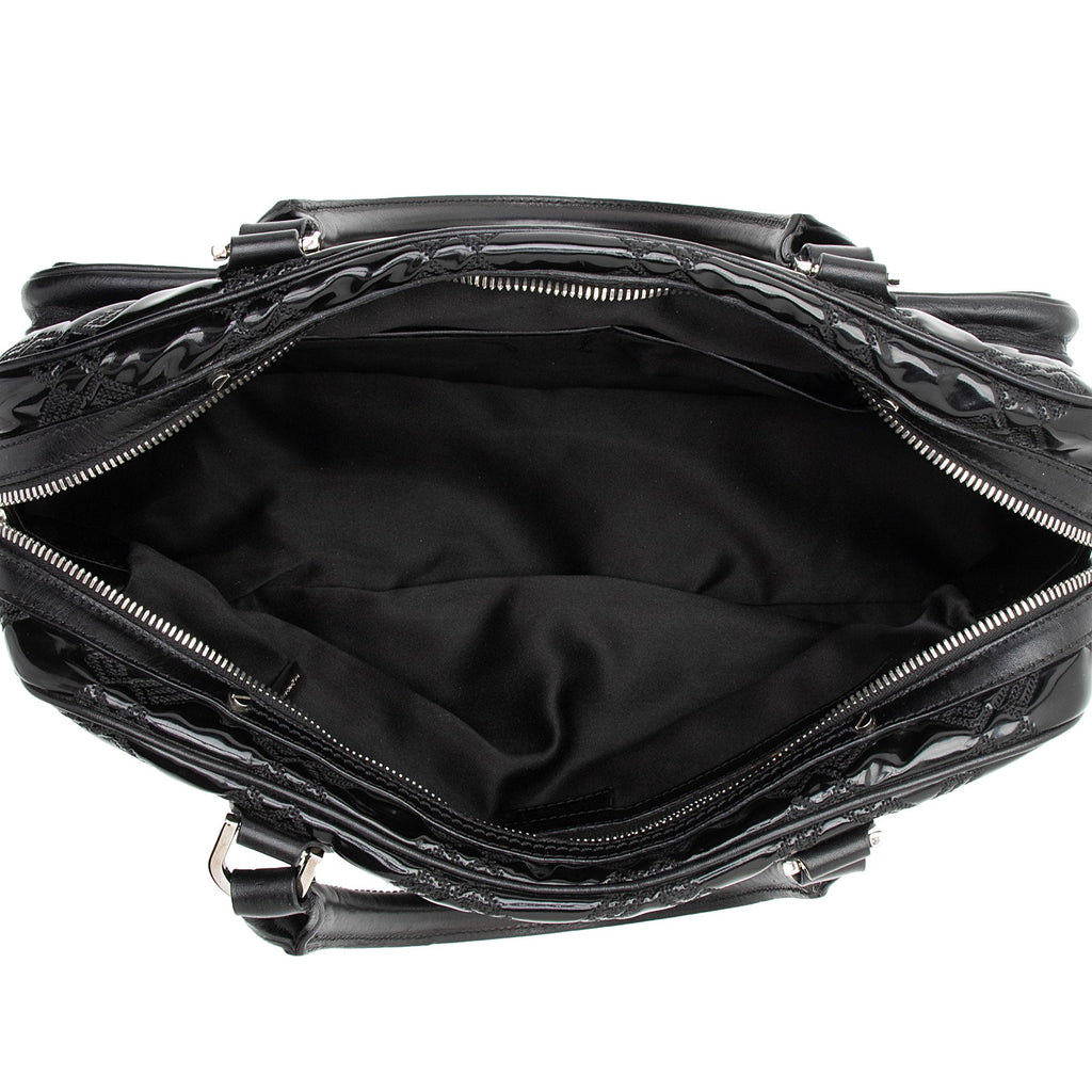 Versace Patent Leather Satchel (SHF-sprThW)