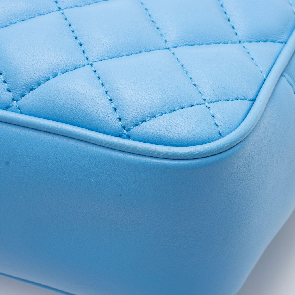 Versace Quilted Leather Medusa Camera Bag