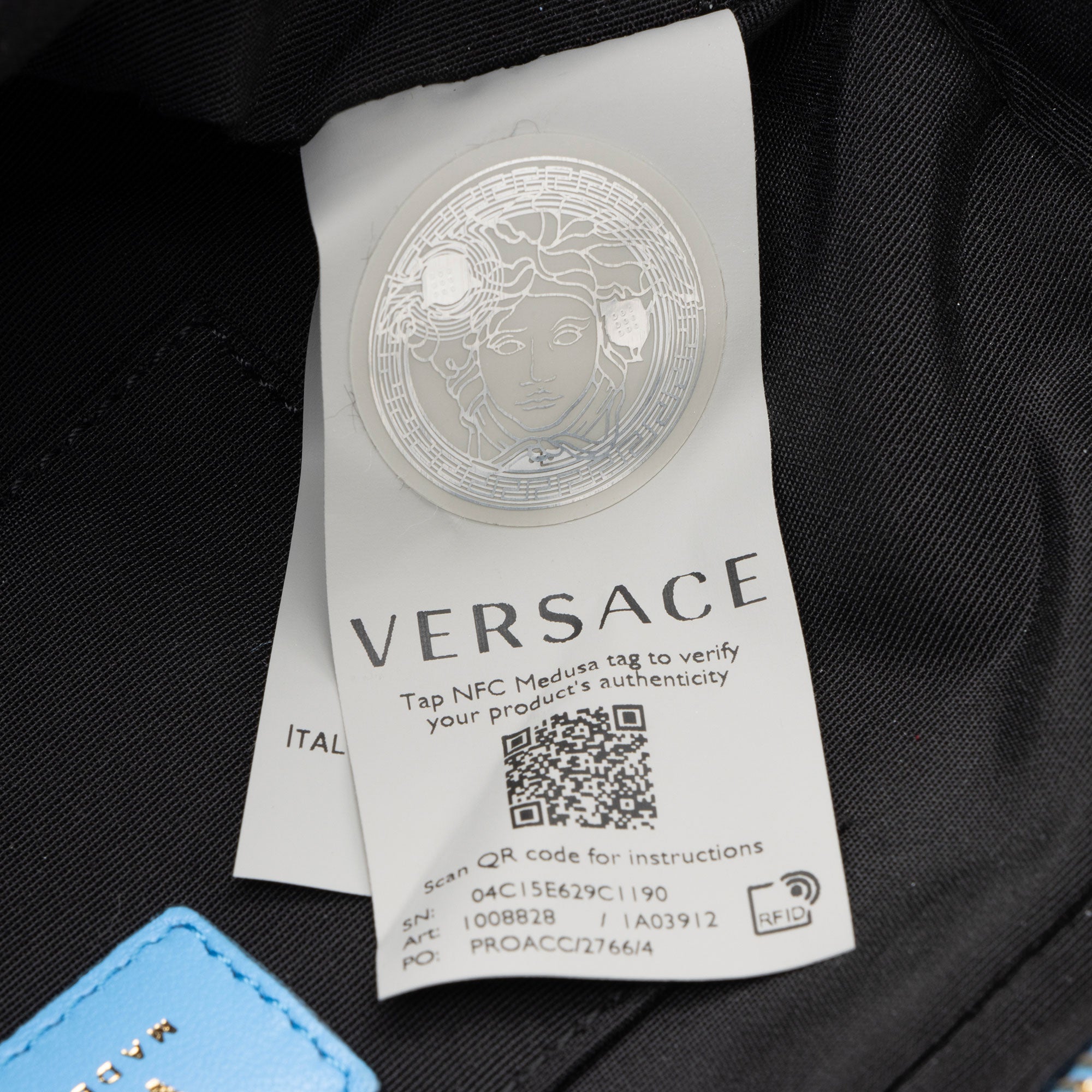 Versace Quilted Leather Medusa Camera Bag