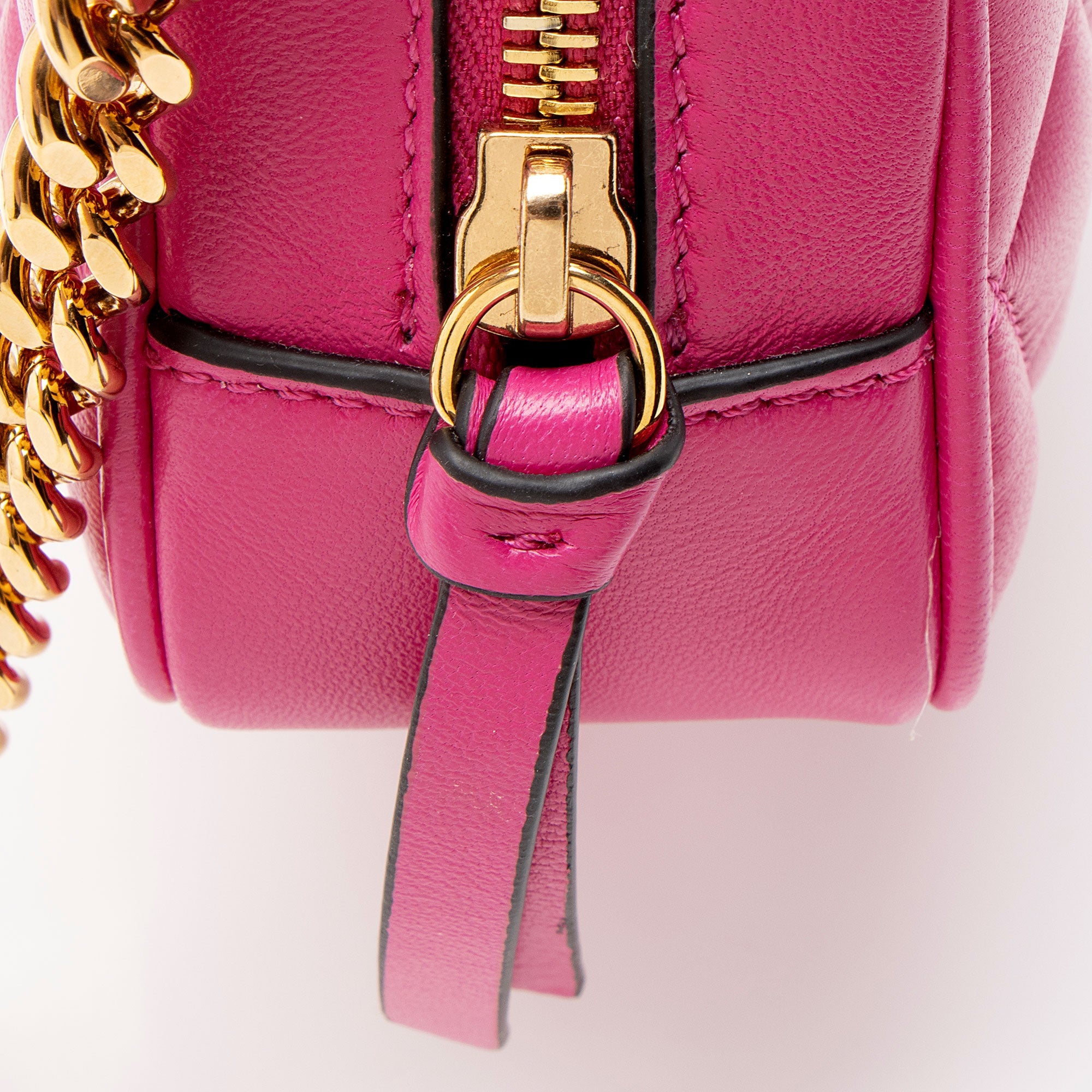 Versace Quilted Leather Medusa Small Camera Bag