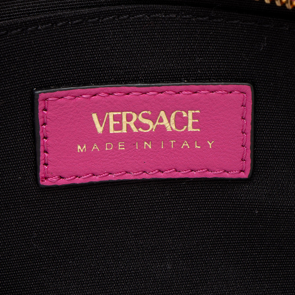 Versace Quilted Leather Medusa Small Camera Bag