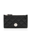 Versace Quilted Nappa La Medusa Card Holder