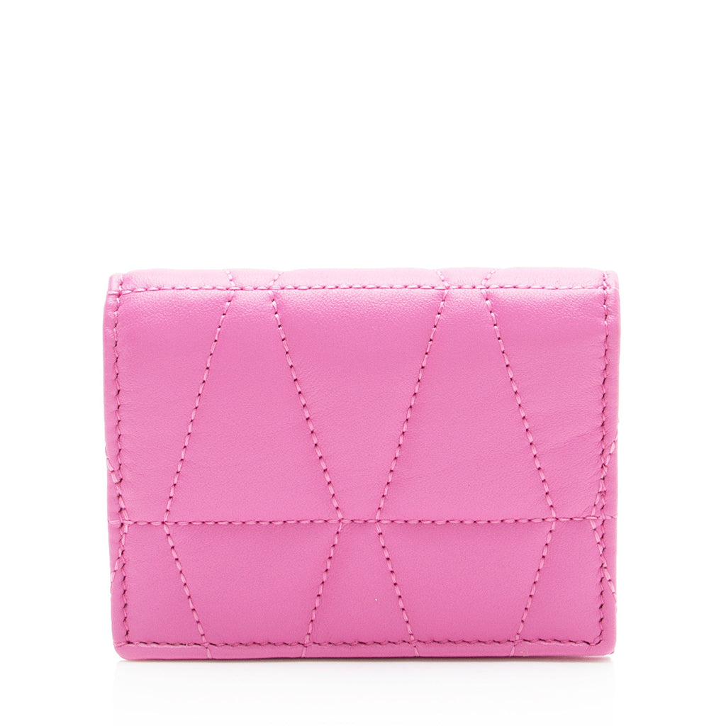 Versace Quilted Nappa Medusa 95 Wallet