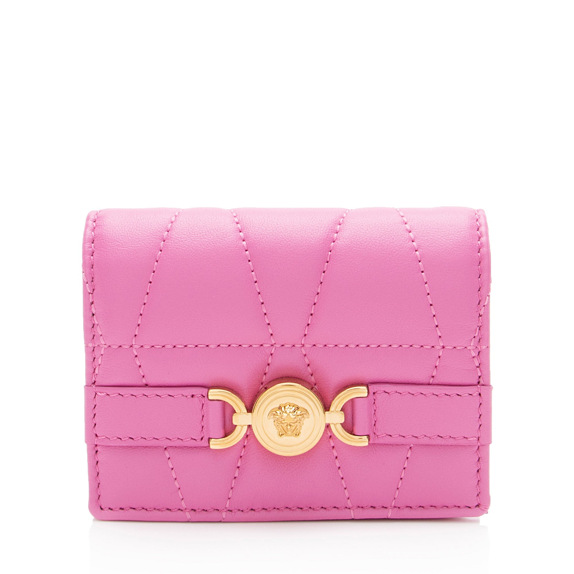 Versace Quilted Nappa Medusa 95 Wallet