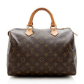 Louis Vuitton Vintage Monogram Canvas Speedy 30 Satchel (SHF-17823)