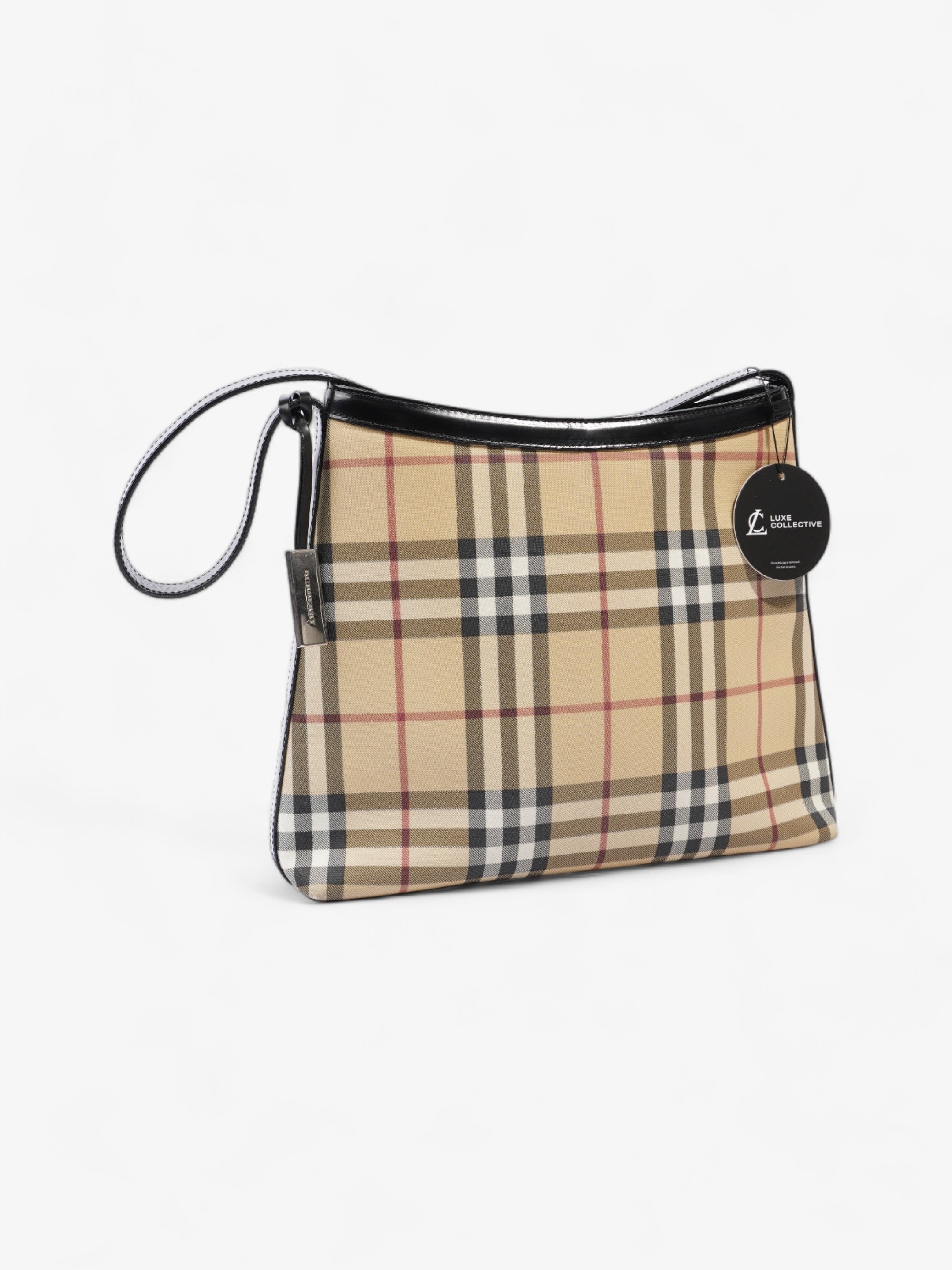 Burberry Check Shoulder Bag Nova Check Canvas