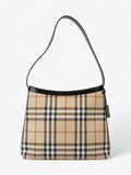 Burberry Vintage Shoulder Bag Nova Check / Black Canvas