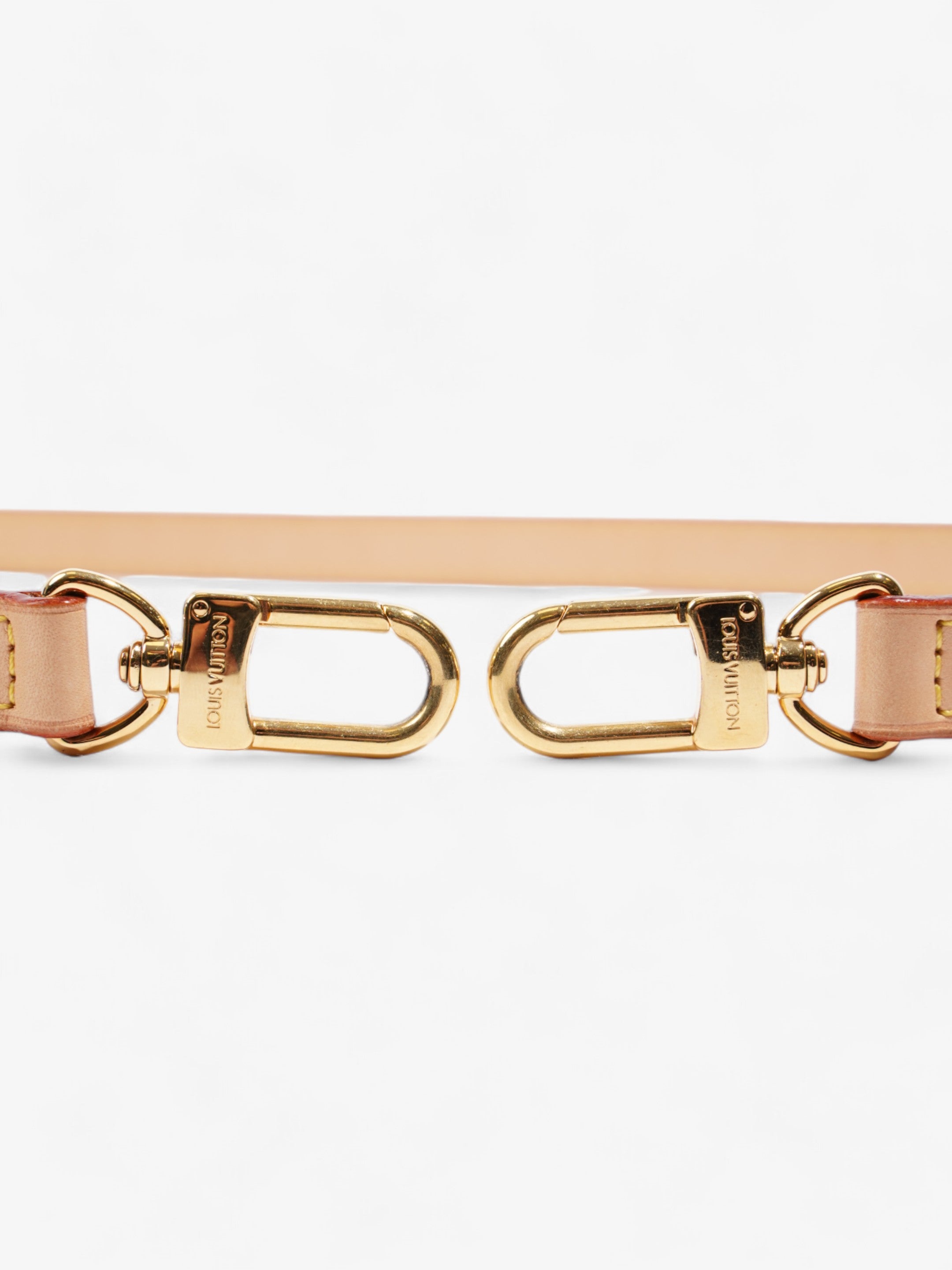 Louis Vuitton Adjustable Shoulder Strap Light Beige Leather