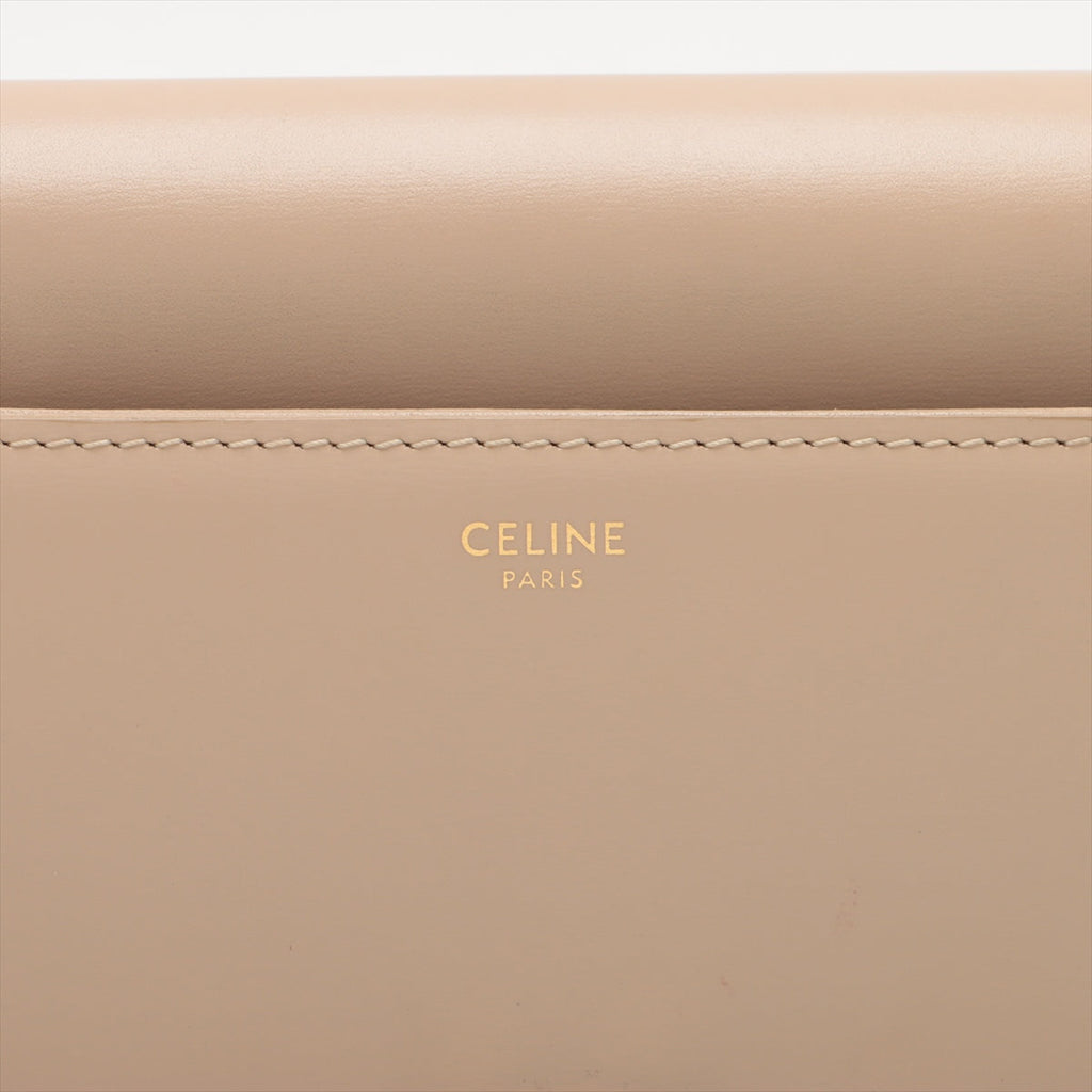 CELINE Triomphe Teen Leather Shoulder bag