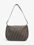 Fendi Shoulder Bag Zucca Canvas