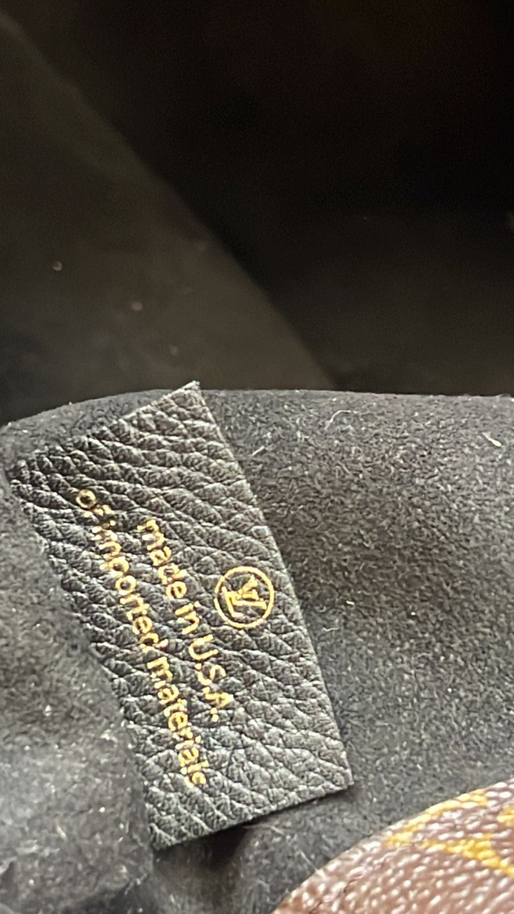 LOUIS VUITTON Pallas Monogram Canvas Shoulder Bag Brown