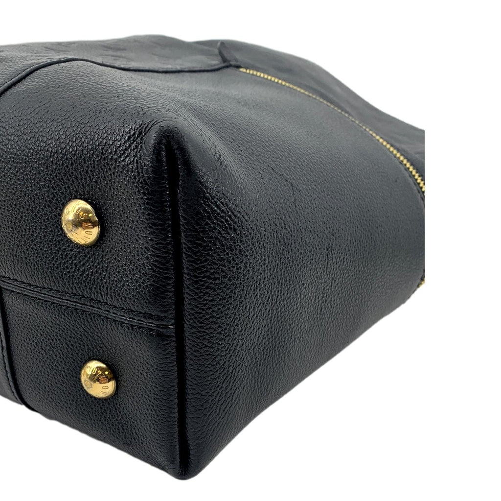 LOUIS VUITTON Melie Empreinte Leather Hobo Shoulder Bag Black