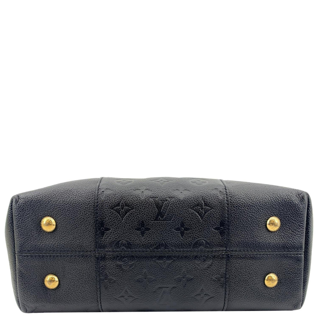 LOUIS VUITTON Melie Empreinte Leather Hobo Shoulder Bag Black