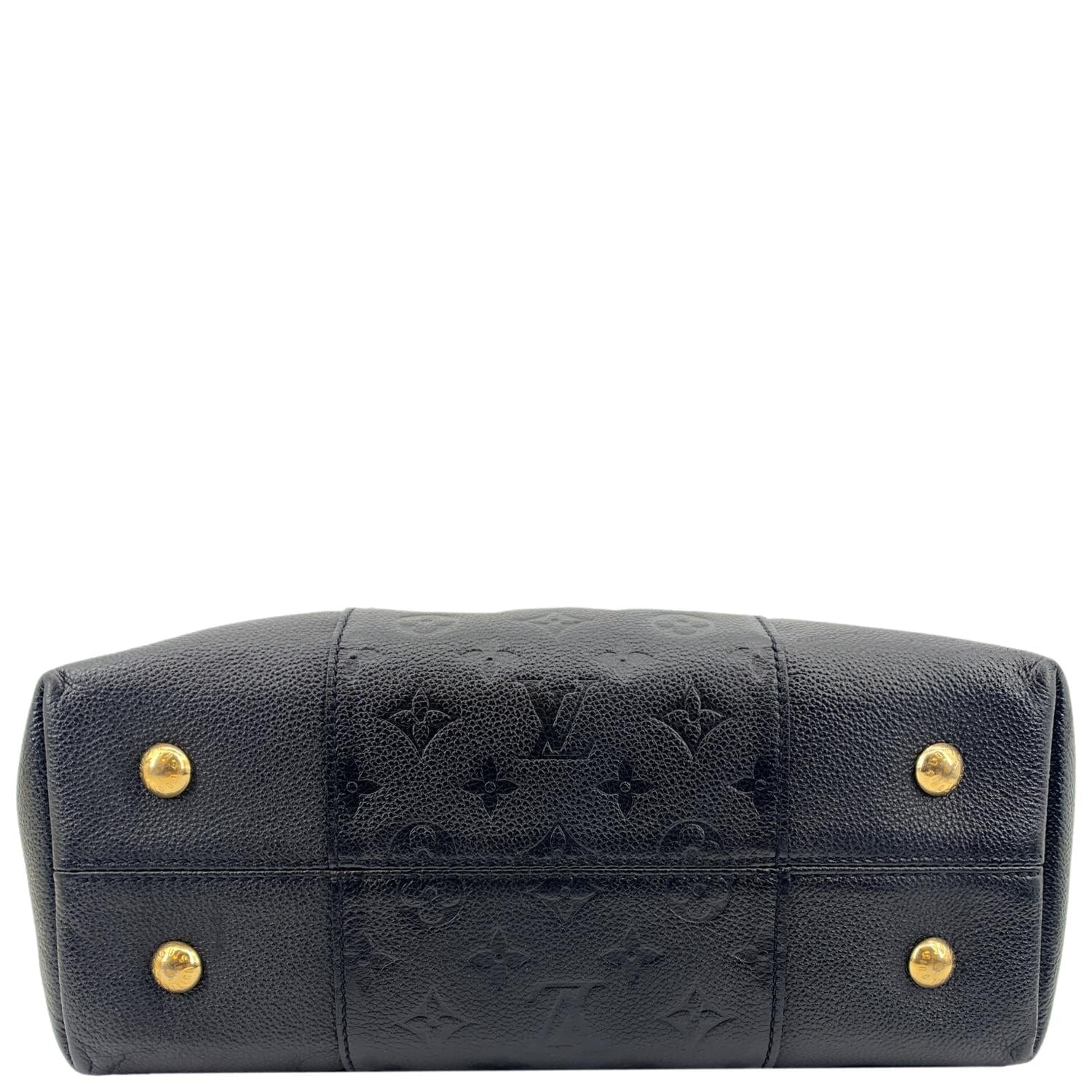 LOUIS VUITTON Melie Empreinte Leather Hobo Shoulder Bag Black