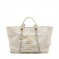 Chanel Canvas Large Deauville Tote Bag
