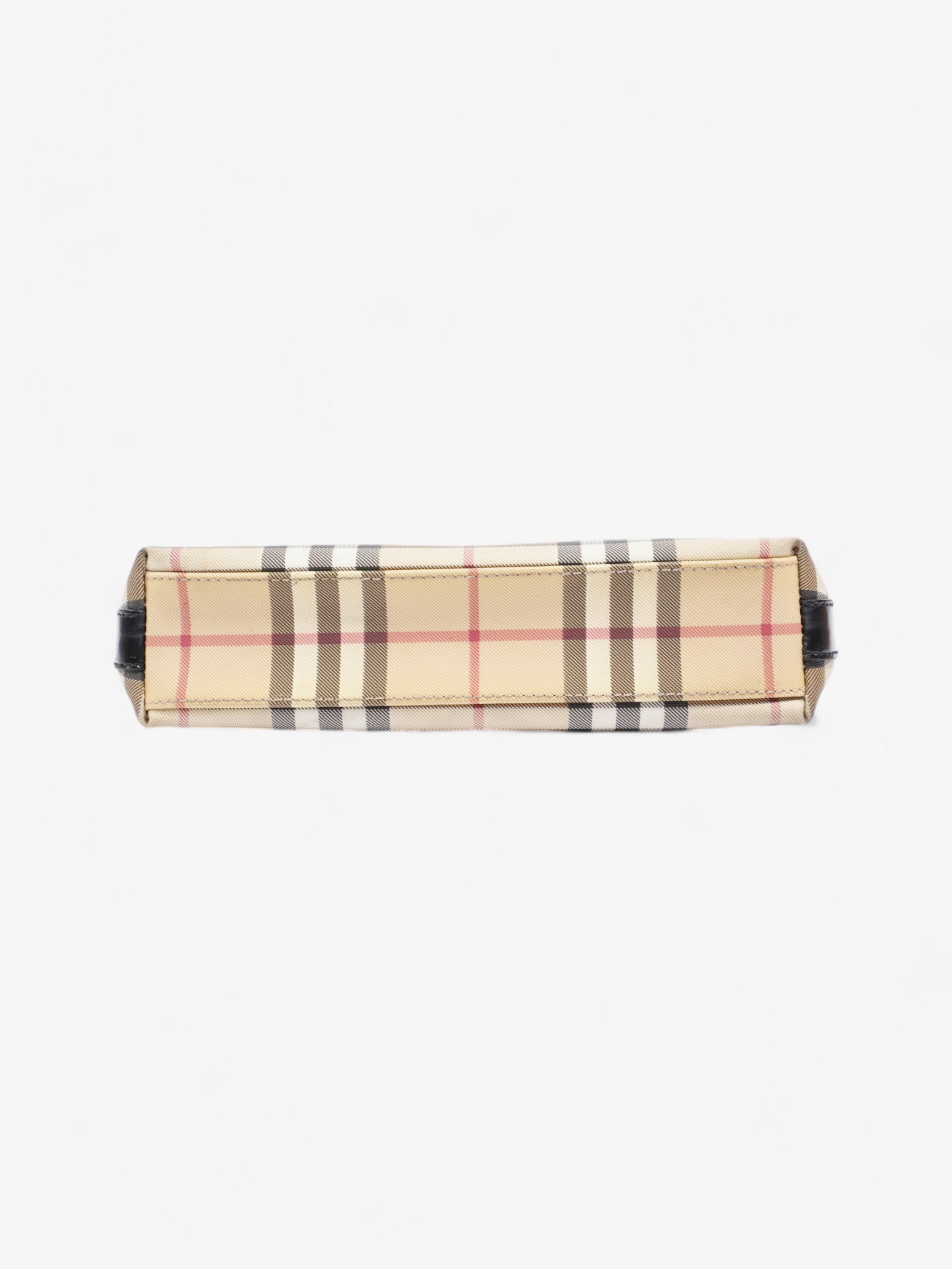 Burberry Check Shoulder Bag Nova Check / Black Coated Canvas