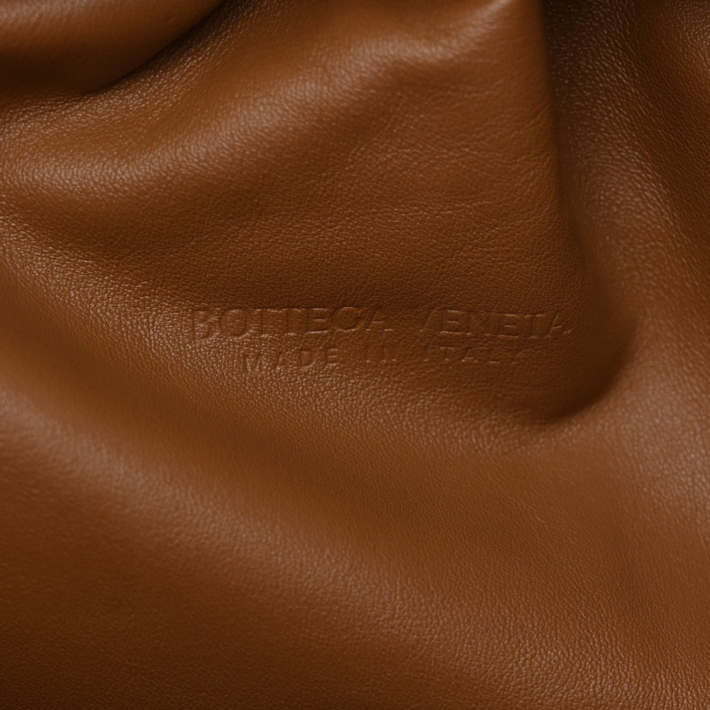Smooth Butter Calf The Pouch Oversized Clutch Cammello