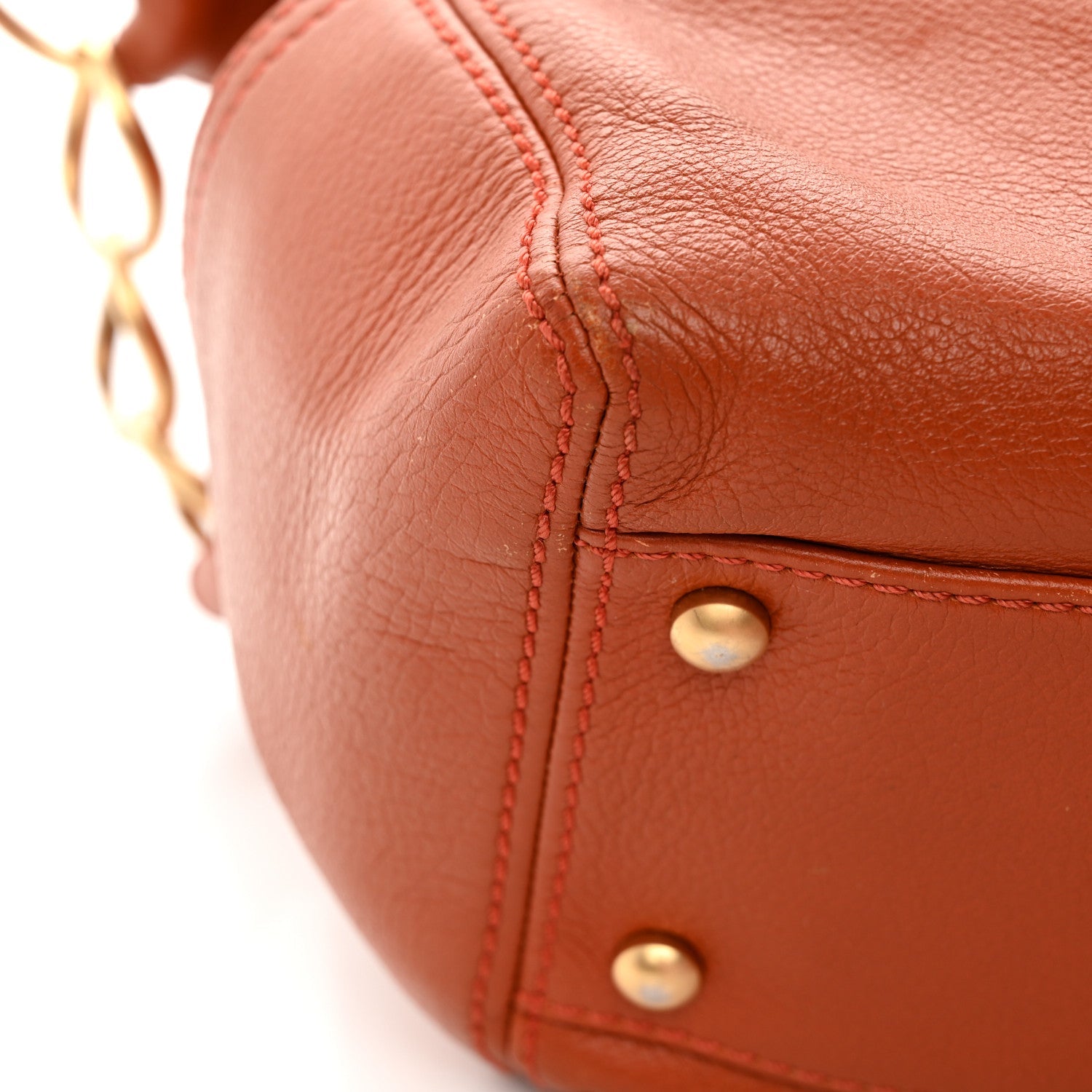 Calfskin Timeless CC Shoulder Bag Orange