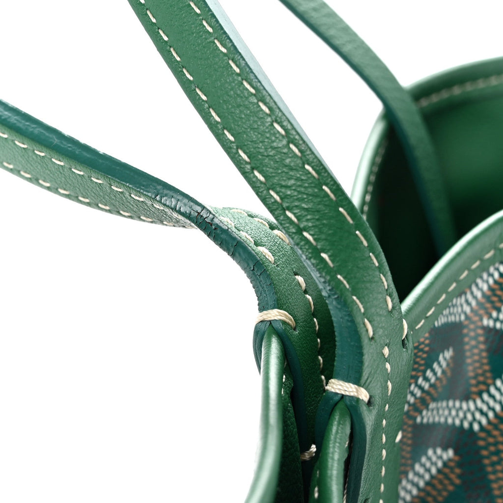 Goyardine Reversible Mini Anjou Green
