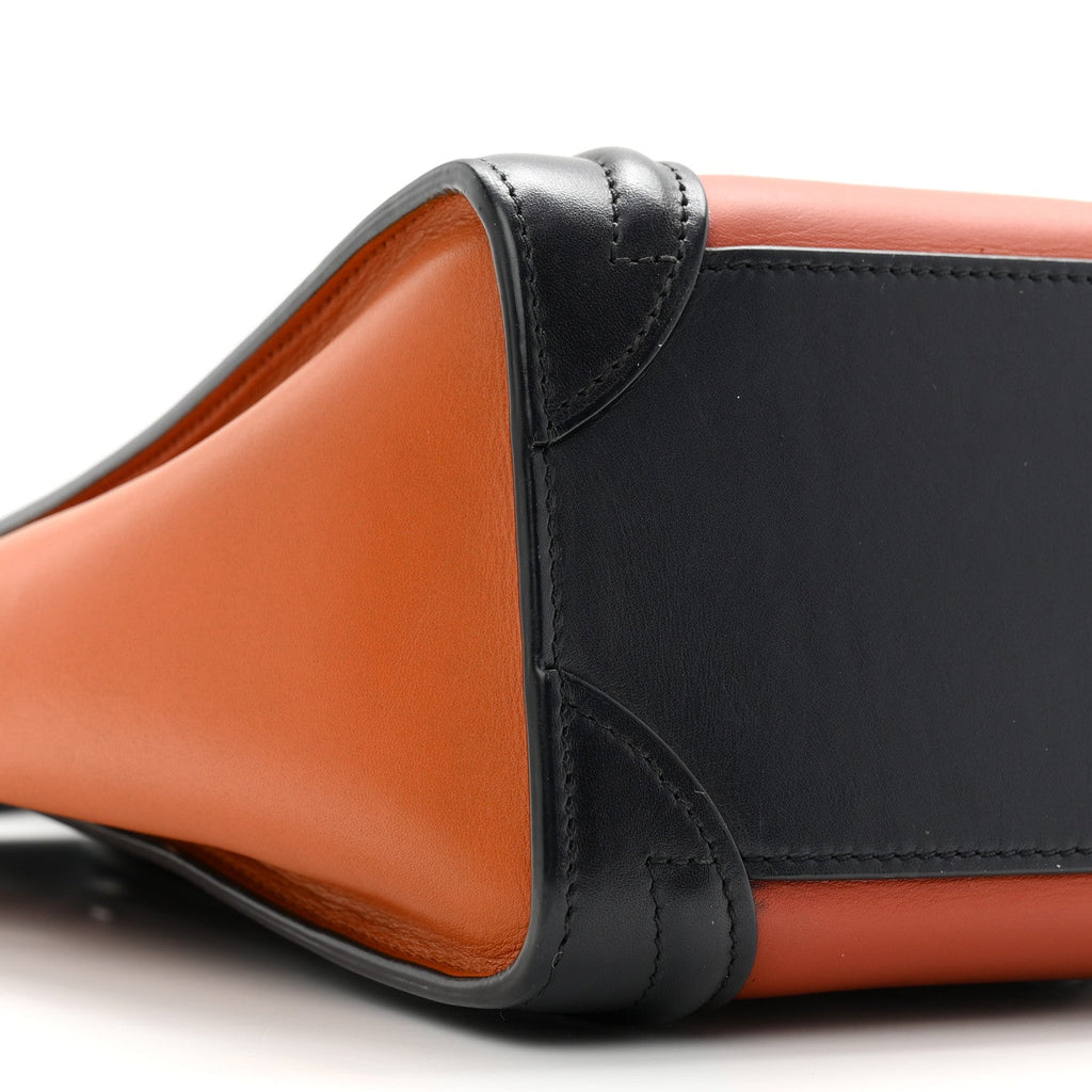 Smooth Calfskin Nano Tri-Color Luggage Brick