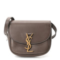 Smooth Vintage Calfskin Small Kaia Satchel Olive