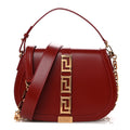 Calfskin Large Greca Goddess Shoulder Bag Red