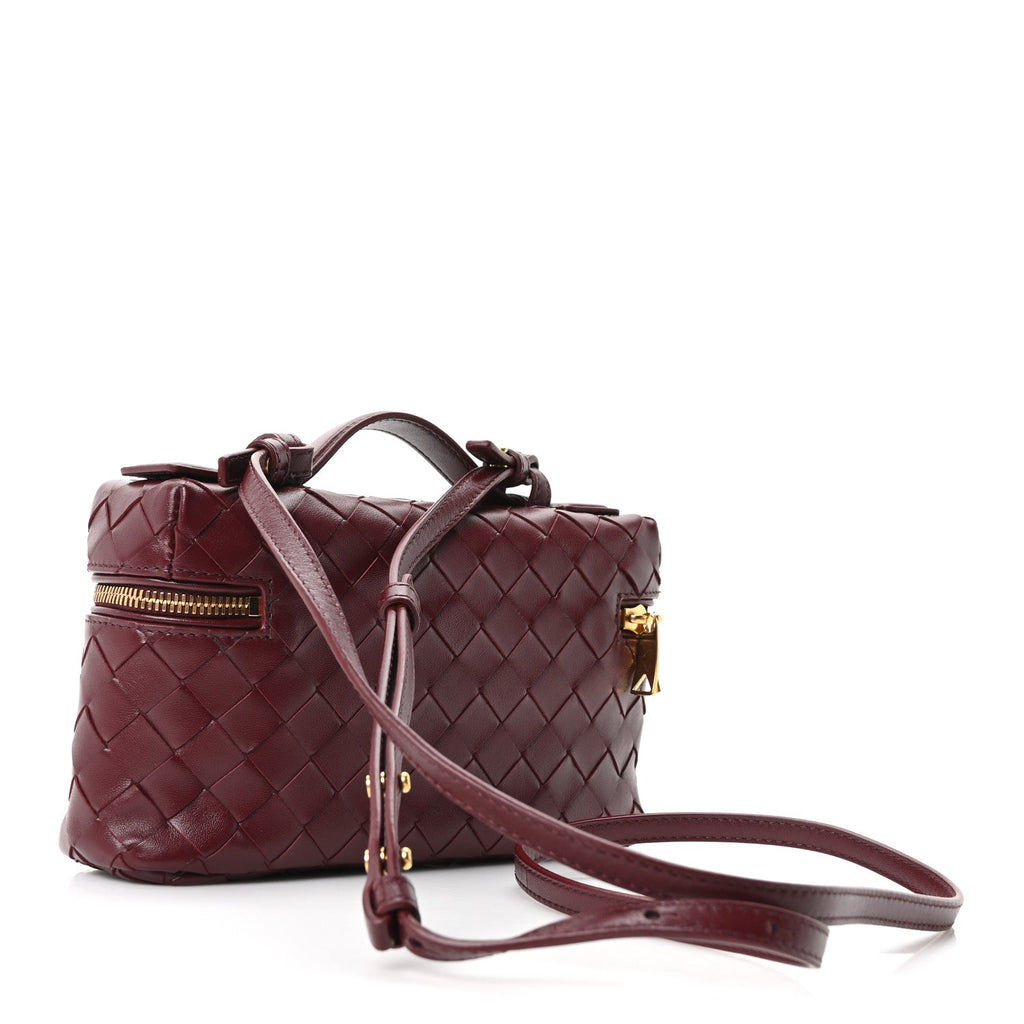 Nappa Intrecciato Bang Bang Vanity Case Barolo