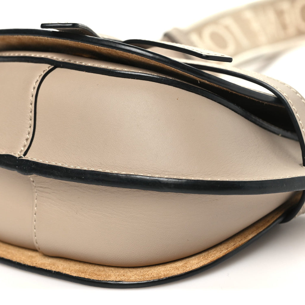 Calfskin Jacquard Mini Gate Dual Bag Sand