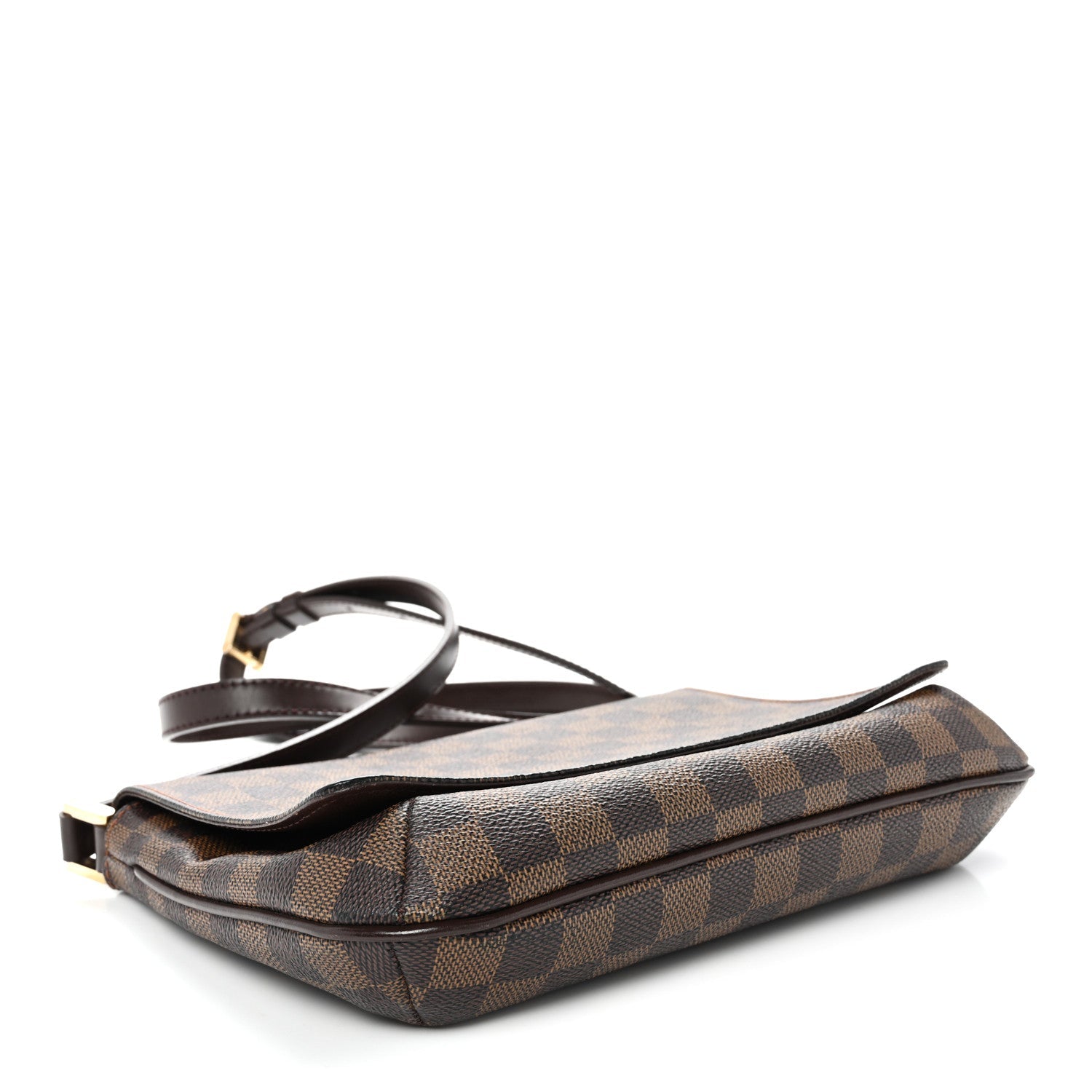Damier Ebene Musette Tango Long Strap