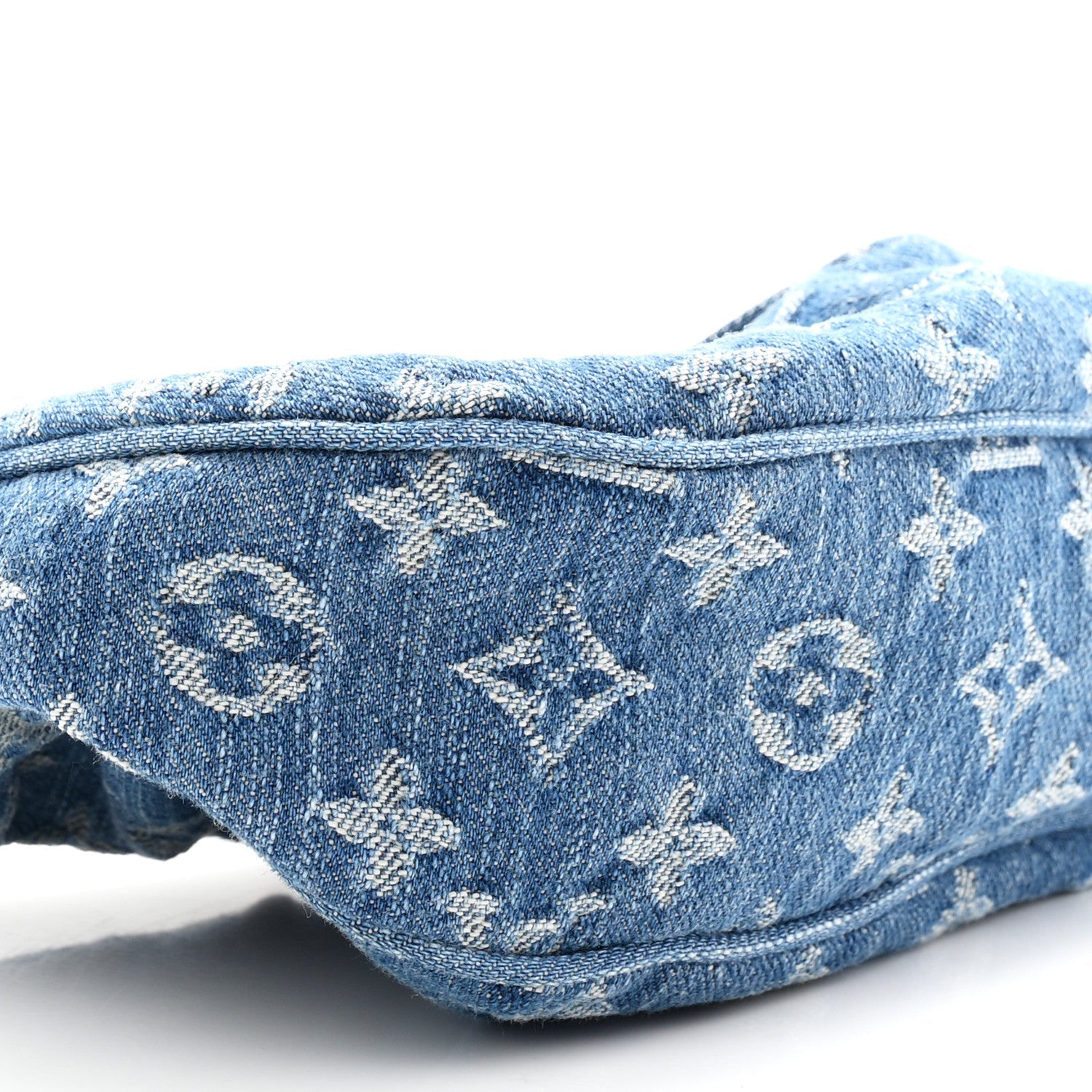 Monogram Denim Pochette Valley Blue