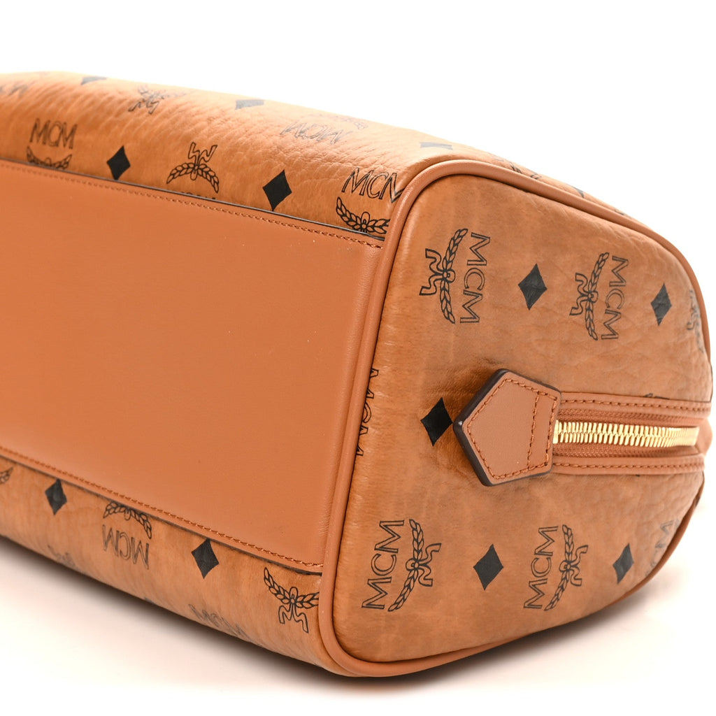 Visetos Small Ella Boston Bag Cognac