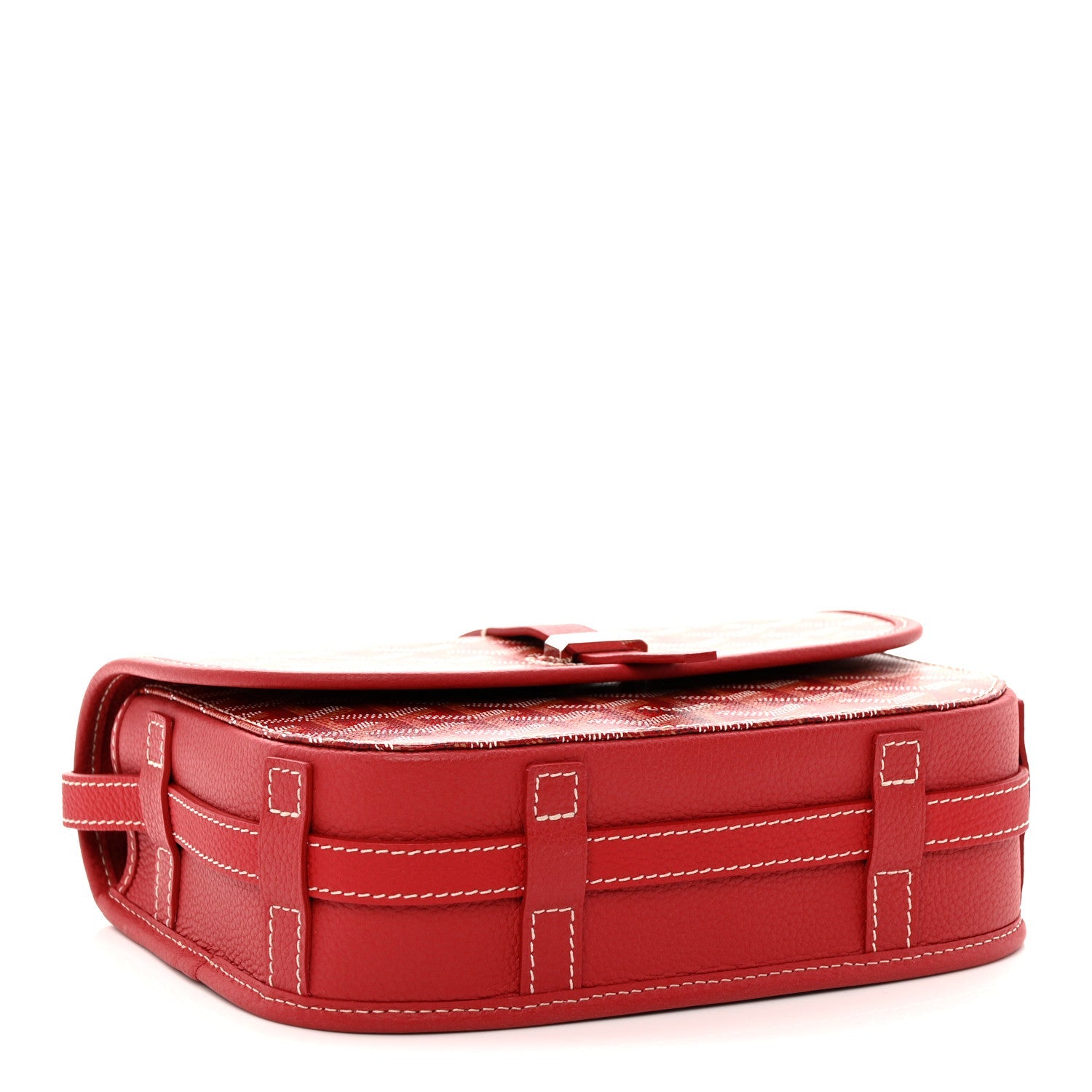 Goyardine Belvedere II PM Messenger Bag Red