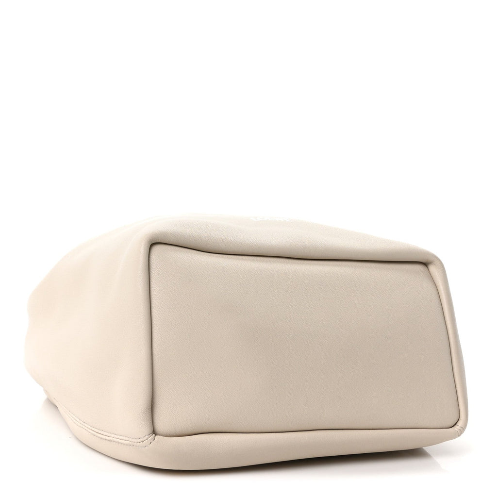 Buttery Nappa Lambskin Small Squeeze Bag Sea Salt